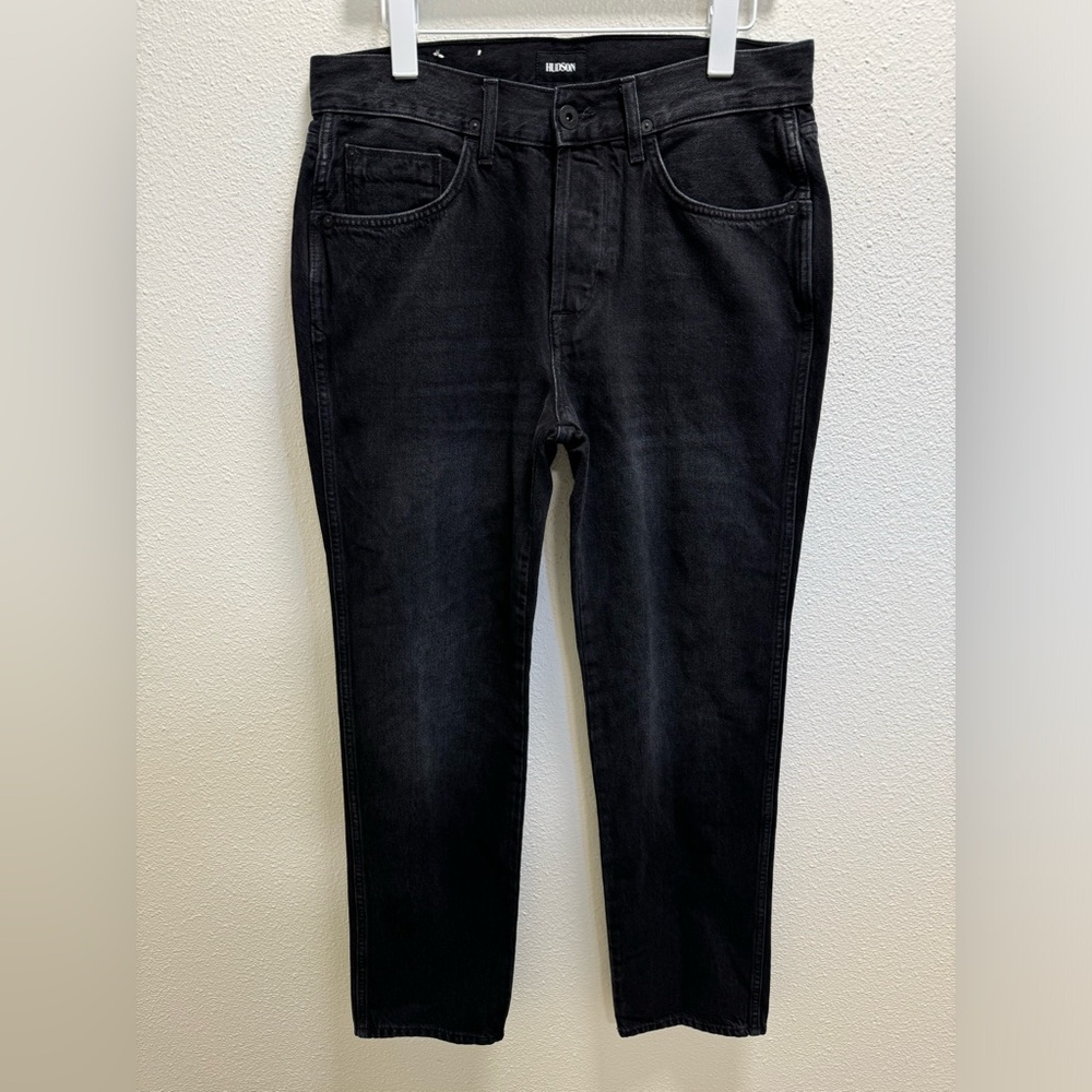 Hudson Dixon Easy Straight Jeans Cotton Black Men’s Size 31